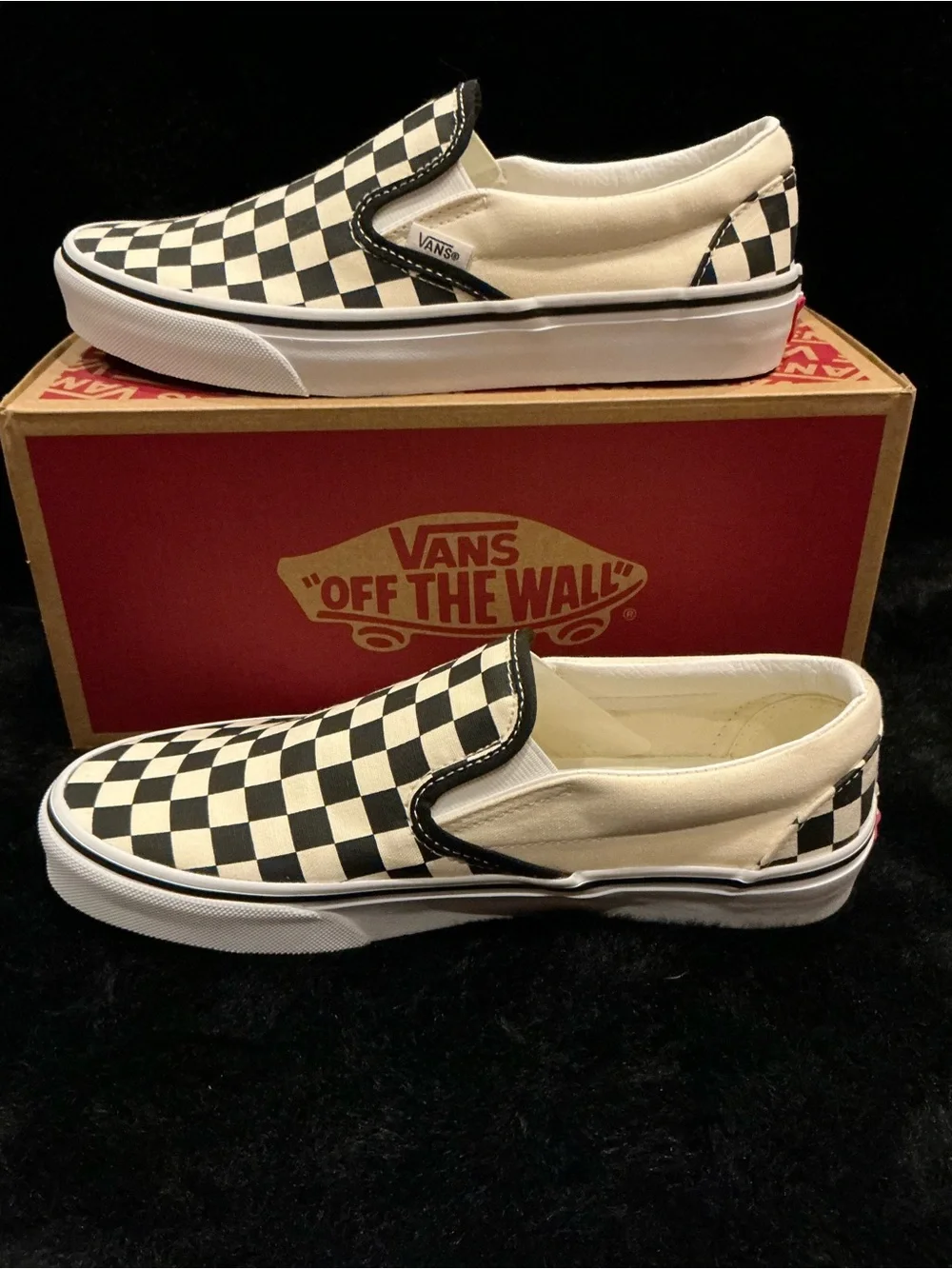 Vans Slip-On Checkerboard Canvas Sneakers - Men’s 8.5 Women’s 10 NWB